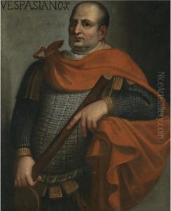 Portrait Of The Emperor Vespasian, Three-quarter Length, Holding A Baton