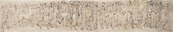 Procession Of Classical Figures - view 1