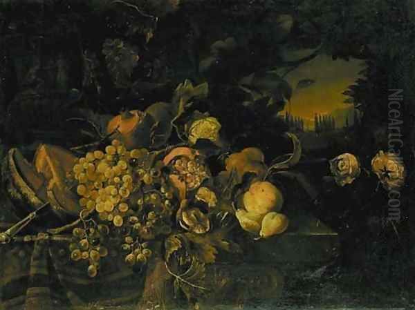 Grapes on the vine - view 1