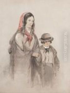 An Irish Mother And Son by George Bryant Campion