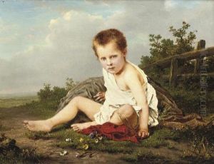 Jeune Garcon: Amongst Flowers by Henry Campotosto