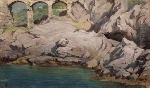 Scogliera by Alceste Campriani