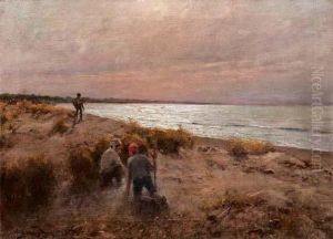 Sulla Spiaggia Di Viareggio