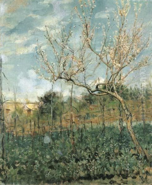 Paesaggio Con Pesco Fiorito - view 1