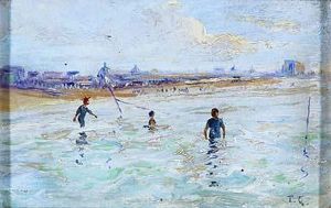 Ninos En La Playa