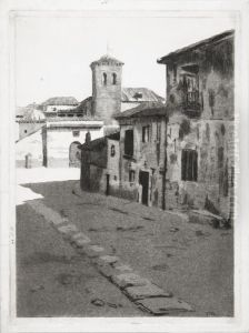 Calle De Un Pueblo by Tomas Campuzano Y Aguirre