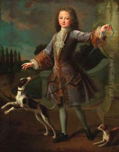 Portrait of a young gentleman by Alexis-Simon Belle