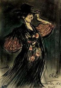 Elegante Espagnole by Ricardo Canals y Llambi