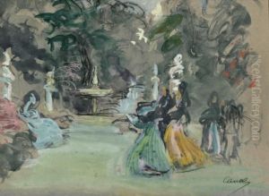 Personajes En El Jardin by Ricardo Canals y Llambi
