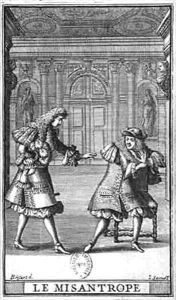 Scene from 'Le Misanthrope' by Moliere by Pierre Brissart