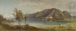Landschaft Mit See