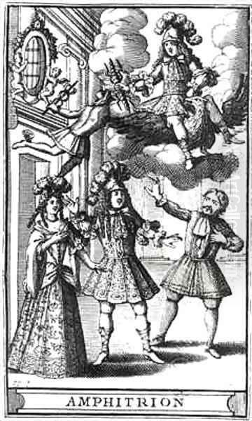 Frontispiece for 'Amphitryon' by Moliere - view 1