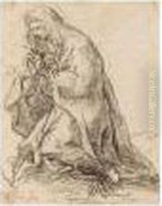 The Kneeling Figure Of The Madonna by Peter Candid