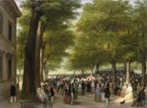 Festa Nei Giardini Di Porta Venezia by Carlo Canella