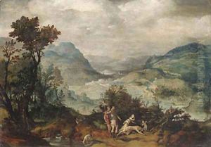 An extensive Landscape with Venus and Adonis(); and An extensive Landscape with Mercury and Argus