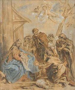 The Adoration of the Shepherds by Jan van Boeckhorst