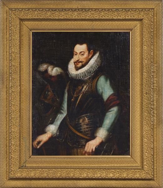 Portrait Of Gentleman In Armor - view 1