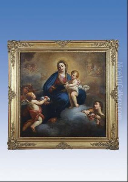 Virgen Del Rosario Con El Nino - view 1