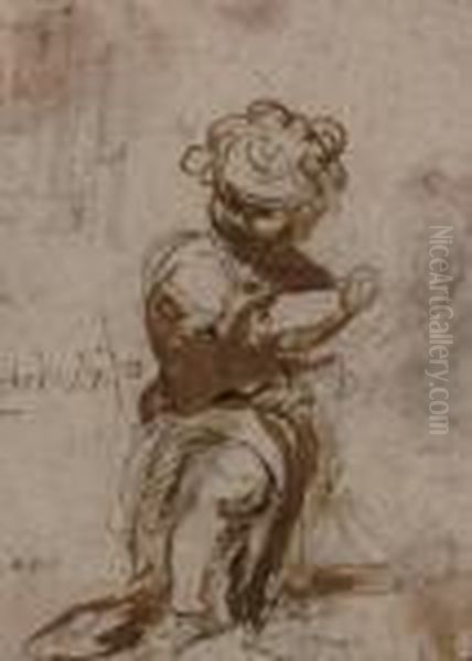 A Kneeling Infant, Perhaps The Infant John The Baptist - view 1