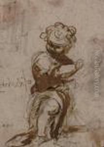 A Kneeling Infant, Perhaps The Infant John The Baptist