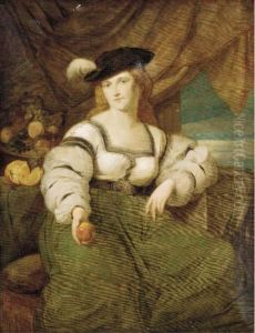 Portrait Of A Lady, Three-quarter Length, Seated Before A Window