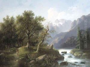 Partie aus Baiern; Partie aus Steiermark by Eduard Boehm