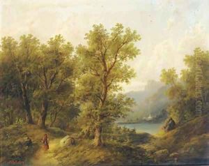 Gevirgspartie aus Tirol by Eduard Boehm