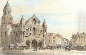 Notre Dame, Poitiers by Francis Philip Barraud