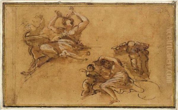 Studies Of Venus And Cupid - view 1