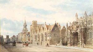 The High Street, Oxford by Francis Philip Barraud