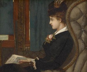 Jeune Elegante Dans Le Train