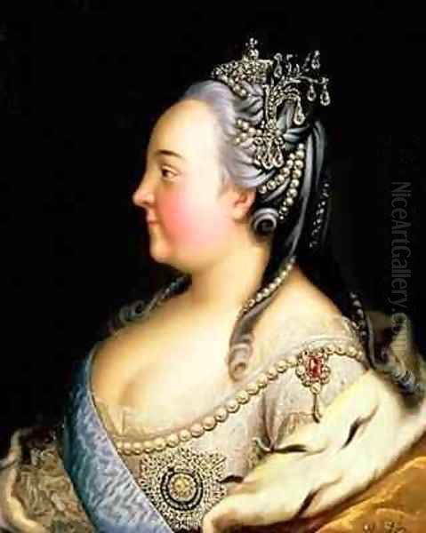 Portrait of Elizabeth Petrovna (1709-62) Empress of Russia - view 1