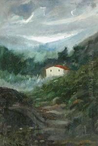 Paisaje Con Casa. by Genis Capdevila Puig