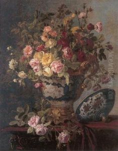Still Life With Roses In An Oriental Vase Still Life With Roses In An Oriental Vase