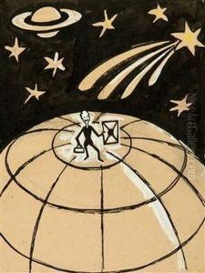 The Silver One Going South... by Josef Capek