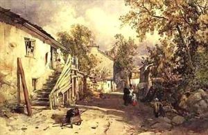 Village of Bowness, Cumberland by James Burrell-Smith