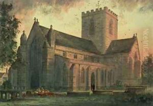 St. Asaph's Cathedral, View from the South-West by Paul (J.L.Crees) Braddon