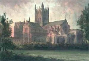Wells Cathedral view from the South-east