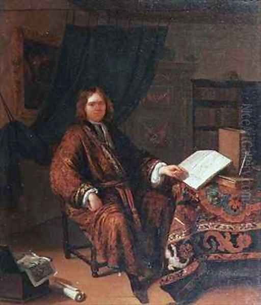 Portrait of a Scholar in his Study - view 1