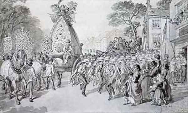 May Day at Bowdon, Cheshire - view 1