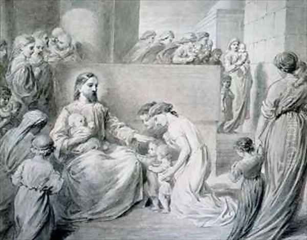 Christ Blessing Little Children - view 1