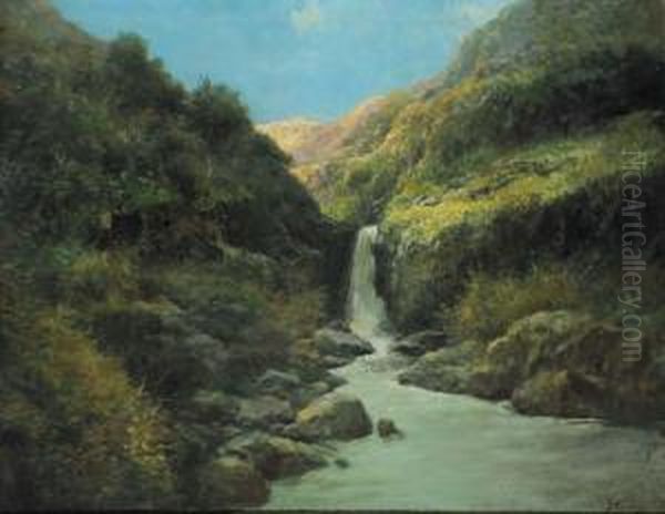 Paesaggio Con Cascata - view 1