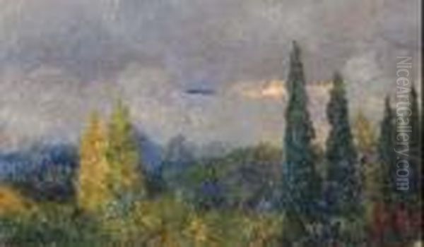 Impressione No. 1 Paesaggio Con Alberi - view 1