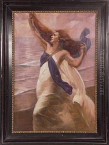 Figura Allegorica In Riva Al Mare by Ulisse Caputo