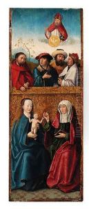 The Virgin and Child with Saint Anne by Barthel Bruyn