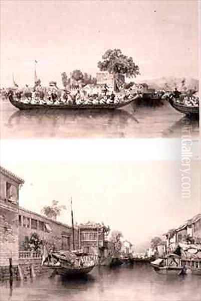The French Folly and a Salt Merchant's House on the Honan-Canton Canal - view 1