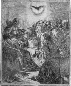 Das Pfingstwunder by Giovanni Battista Caracciolo