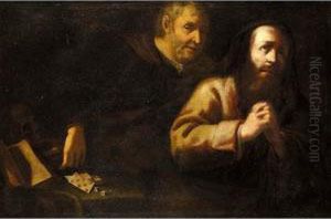 A Repentant Man Rejecting Worldly Goods