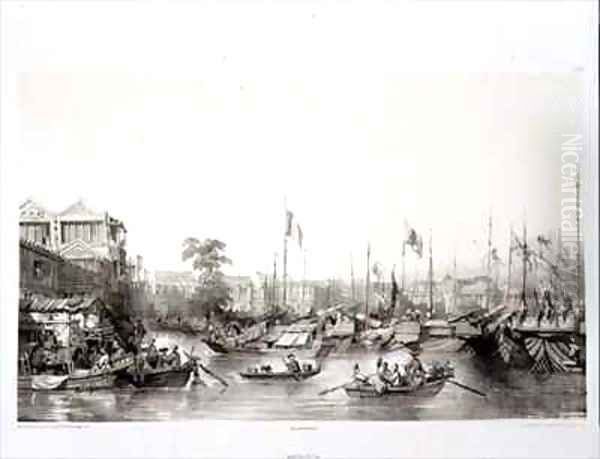 European Factories at Canton - view 1