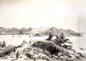 The Bay and Island of Hong Kong by Auguste Borget